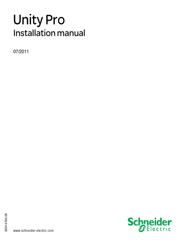 UnityPro Installation Manual PDF | PDF | Installation (Computer ...