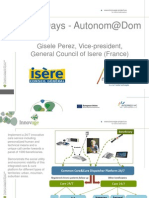 Open Days - Autonom@Dom: Gisele Perez, Vice-President, General Council of Isere (France)