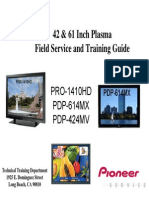 Pioneer Pdp614mx Plasma TV Training Manual