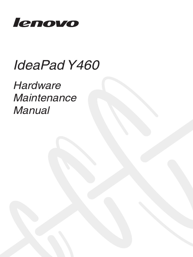 Lenovo IdeaPad Y460 Hardware Maintenance.pdf | Electrostatic Discharge |  Electrical Engineering