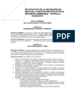 PROYECTO DE ESTATUTO DE LA ASOCIACIÓN DE PADRES DE FAMILIA DE LA INSTITUCIÓN EDUCATIVA Nº 31542.docx