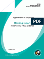 Costing Report: Hypertension in Pregnancy