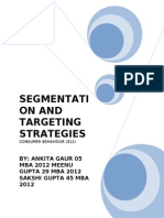 segmentation and targeting strategies