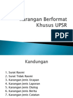 Karangan Berformat Khusus UPSR