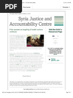 "Polio spreads as targeting of health workers continues" - The SJAC Weekly Update.pdf