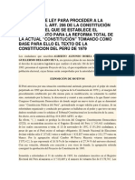 Reforma de La Constitucion