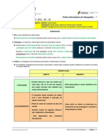 Geografia 7º (Observação (In) Direta - Ficha (In) Formativa) (RP) PDF