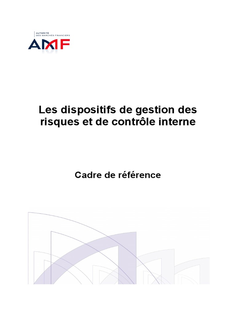 Controle Interne Pdf Contrôle Interne Gestion Des Risques