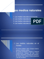 Los medios naturales