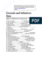 Gerunds and Infinitives