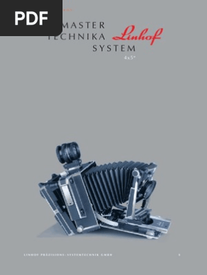 Linhof Master Technika Overview | PDF | Camera | Camera Lens
