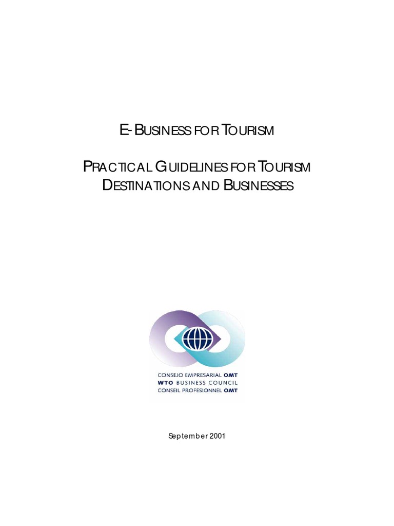 E-Business For Tourism | PDF | Electronic Business | E Commerce