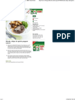 Steak, Chips & Quick Pepper Sauce Recipe - Recipes - BBC Good Food PDF