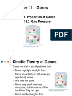 11.1 11.2 Properties of Gases and Pressure