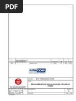 Plan de Trabajo Instalacion de Tuberias de Cobre