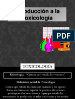 Introduccion A La Toxicologia