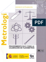 DI-011 Procedimiento para la calibración de flexómetros