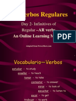 Regular Spanish Verbs Day 2