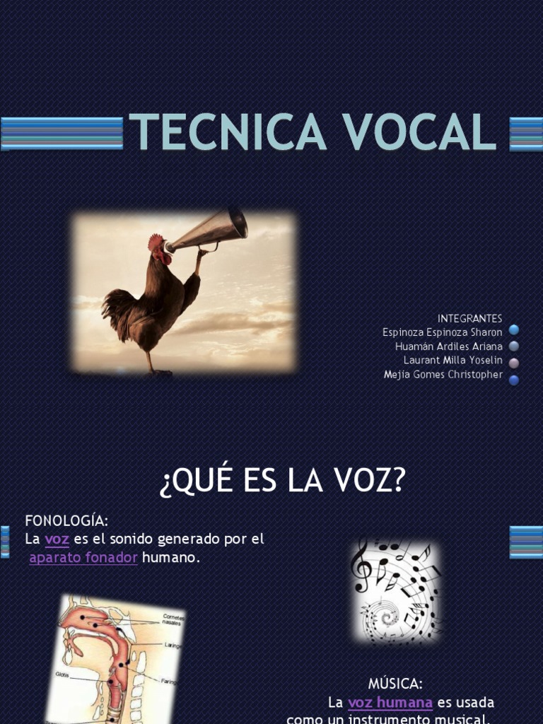 Tecnica Vocal | PDF