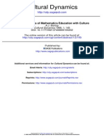 Mathematics Education and Culture Interaction PDF