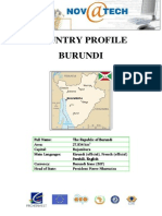 Burundi Country Profile