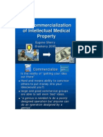Commercialization of Medical Intellectual Property