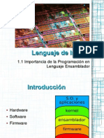 Importancia de La Programación de Lenguaje Ensamblador - Odp