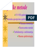 UV-VIS Spektrofotometrija PDF