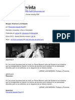 Nueva Revista - Borges Unamuno y El Quijote PDF