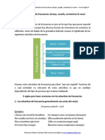 1.4 - Adverbios de Frecuencia Always, Usually, Sometimes & Never