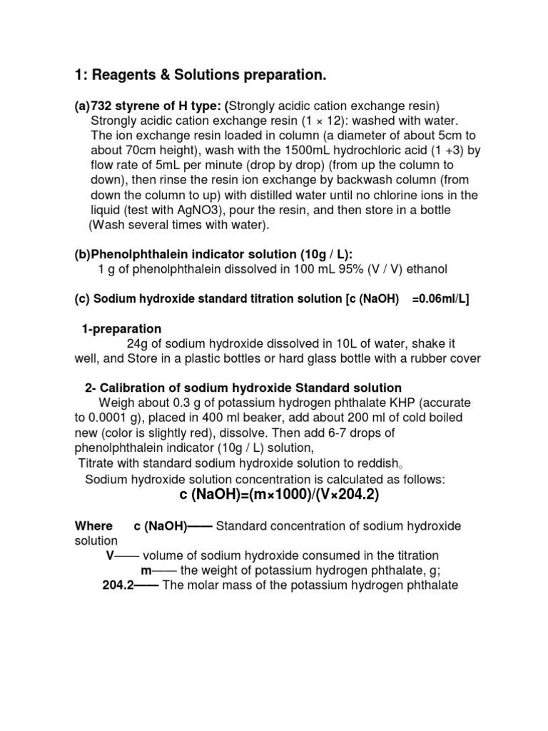 SO3 Determination Scheme PDF | PDF | Titration | Chemistry