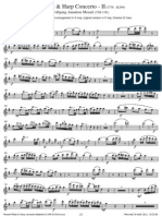 Mozart Flute - Harp - Concerto Adantino K299 II CLRNT PDF