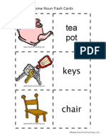 Tea Pot: Home Noun Flash Cards