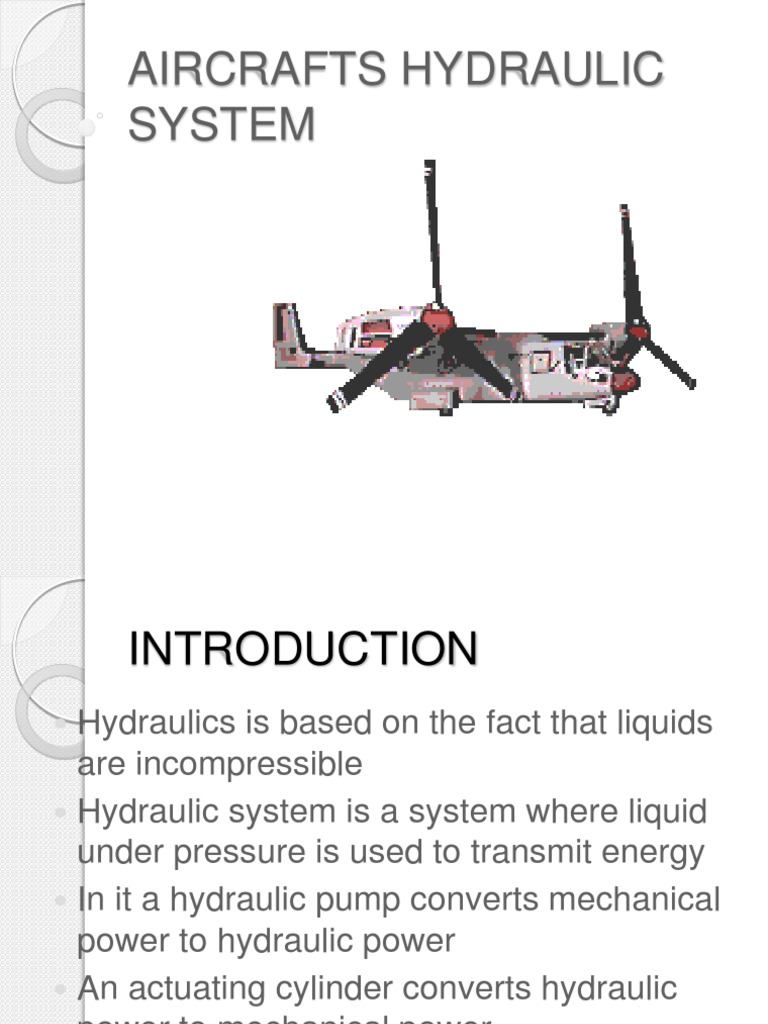 Overview of Aircraft Hydraulic Systems | PDF | Pump | Valve