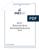 Junin Evolucio Act Product 2012