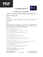 Download Eclipse tutorial part 05 Client Billing Application by diskostu SN18129 doc pdf