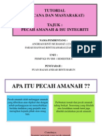 Tutorial Wacana - Pecah Amanah