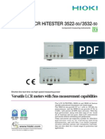 LCR Hitester 3522 /3532: Versatile LCR Meters With 5ms Measurement Capabilities