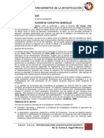 1 Fundamentos de la investigación