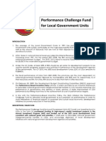 Performance Challenge Fund For LGUs