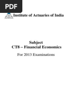 CT8 Financial Economics PDF