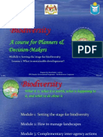 Course On BioD, Module 1. Lesson 1 What Is Sustainable Deve PDF