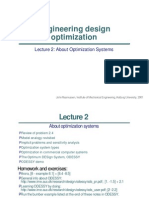 Engineering Design Optimization: Lecture 2: About Optimization Systems