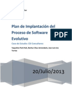 Plan de Implantación de Procesos