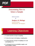 Download Determining How to Select a Sample by Balaji N SN18132067 doc pdf