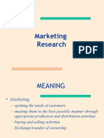 Marketing Research Introduction