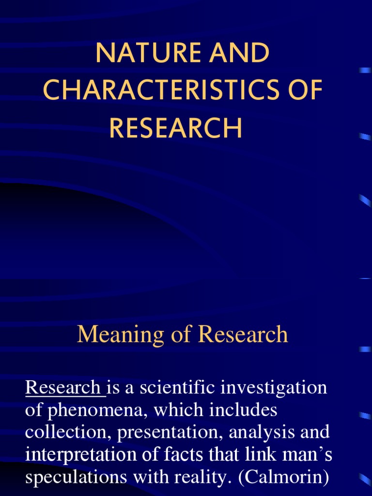 Characteristics of good research report pdf image