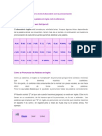 El Abecedario Inglés Acá Te Envió El Abecedario Con La Pronunciación