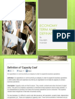 Economy Term and Defination
