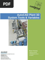 Download AutoCAD Plant 3D System Tools Variables by Aob April SN181329259 doc pdf